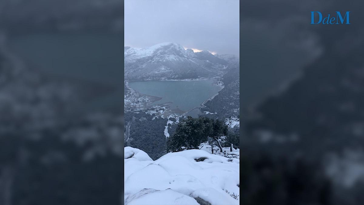 Así es la magia de la nieve en Mallorca