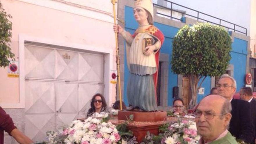 San Gregorio el Chico cierra sus fiestas entre lluvia y viento