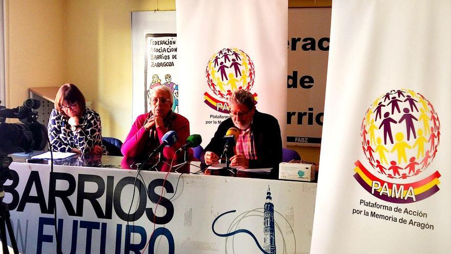 Solo tres entidades memorialistas acuden a la reunión con el Gobierno de Aragón