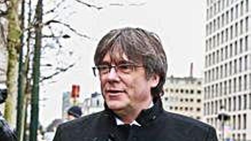 Carles Puigdemont, ahir