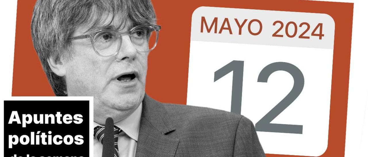 ¿Puigdemont llegará a tiempo para el debate de investidura tras las elecciones del 12-M?