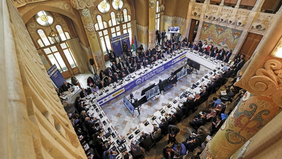 Cumbre del Mediterráneo en Barcelona.