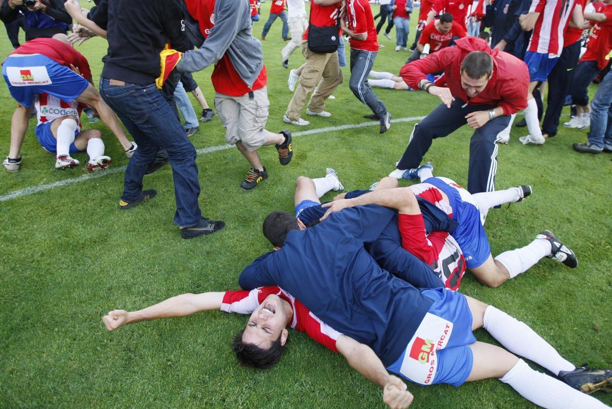 El primer millor Girona de la història: les millors imatges de l'ascens a Segona contra el Ceuta