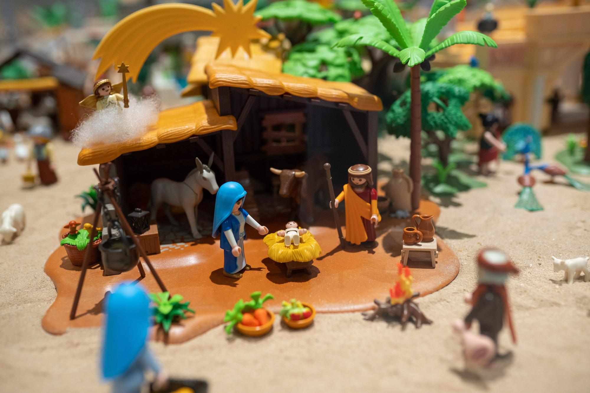 Belén de Playmobil en el Museo Etnográfico