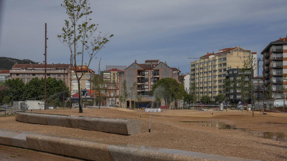 Vista de las obras. a