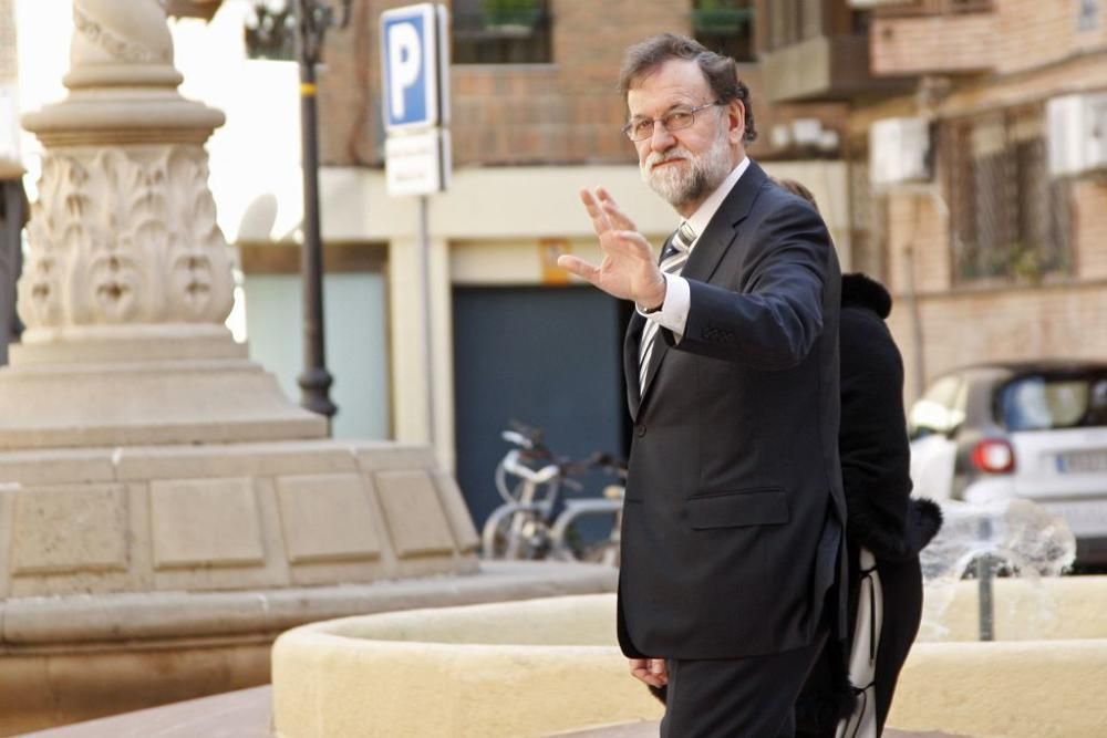 Mariano Rajoy acude a una boda en Cartagena