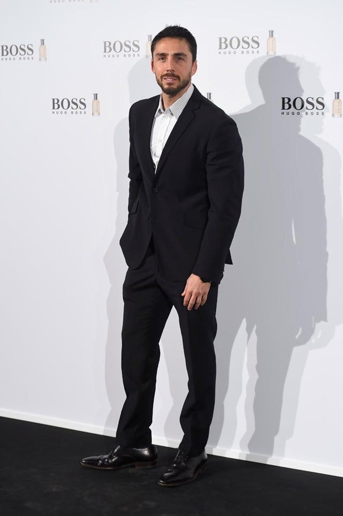 Rubén Sanz, en la fiesta organizada por Hugo Boss en Madrid.