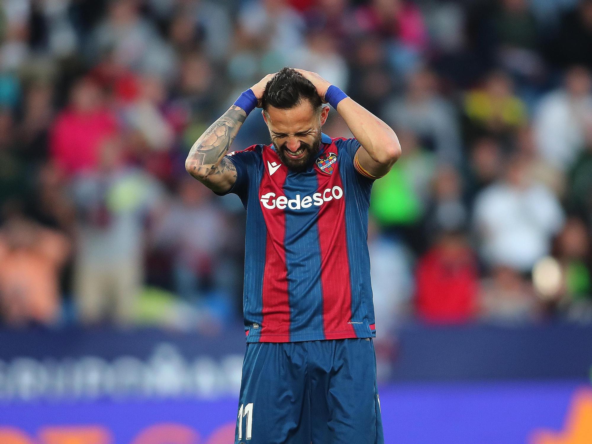 Las imágenes del partido entre el Levante UD y el Sevilla