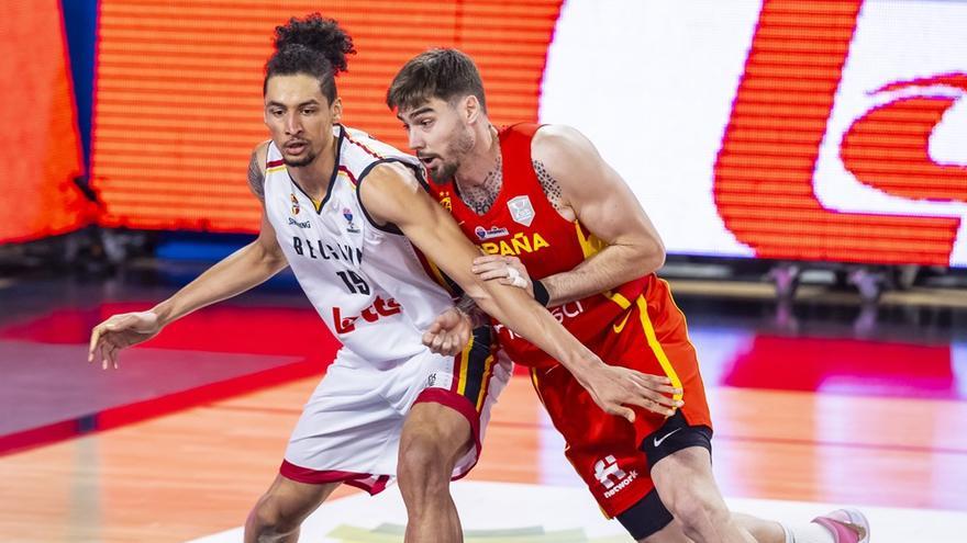 La selecció espanyola de bàsquet cau a Bèlgica i continua en blanc (58-53)