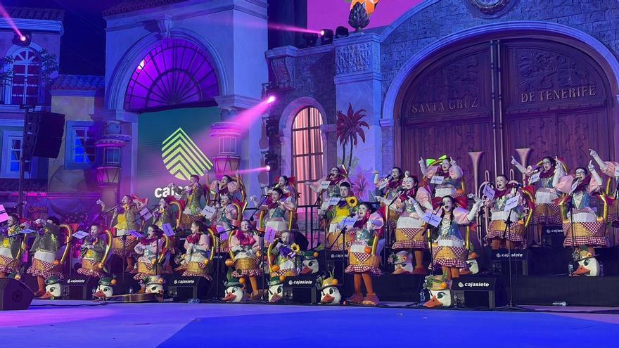 Carricitos sobre el escenario