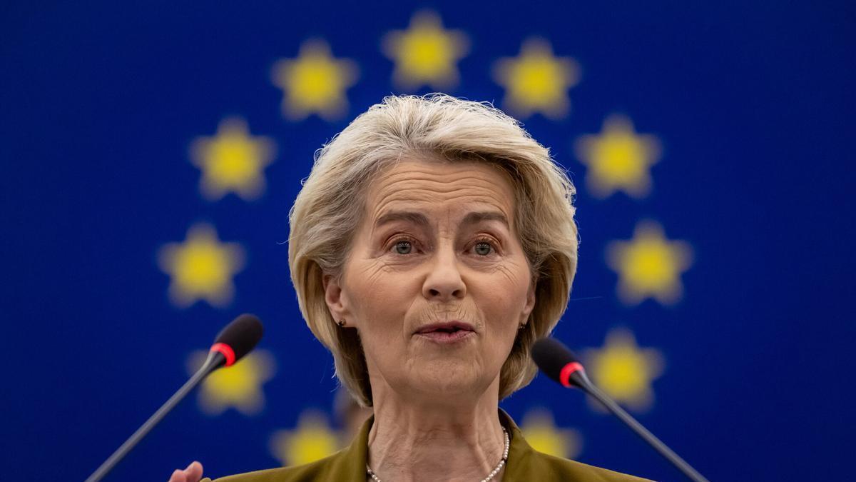 La presidenta de la Comisión Europea, Ursula von der Leyen.