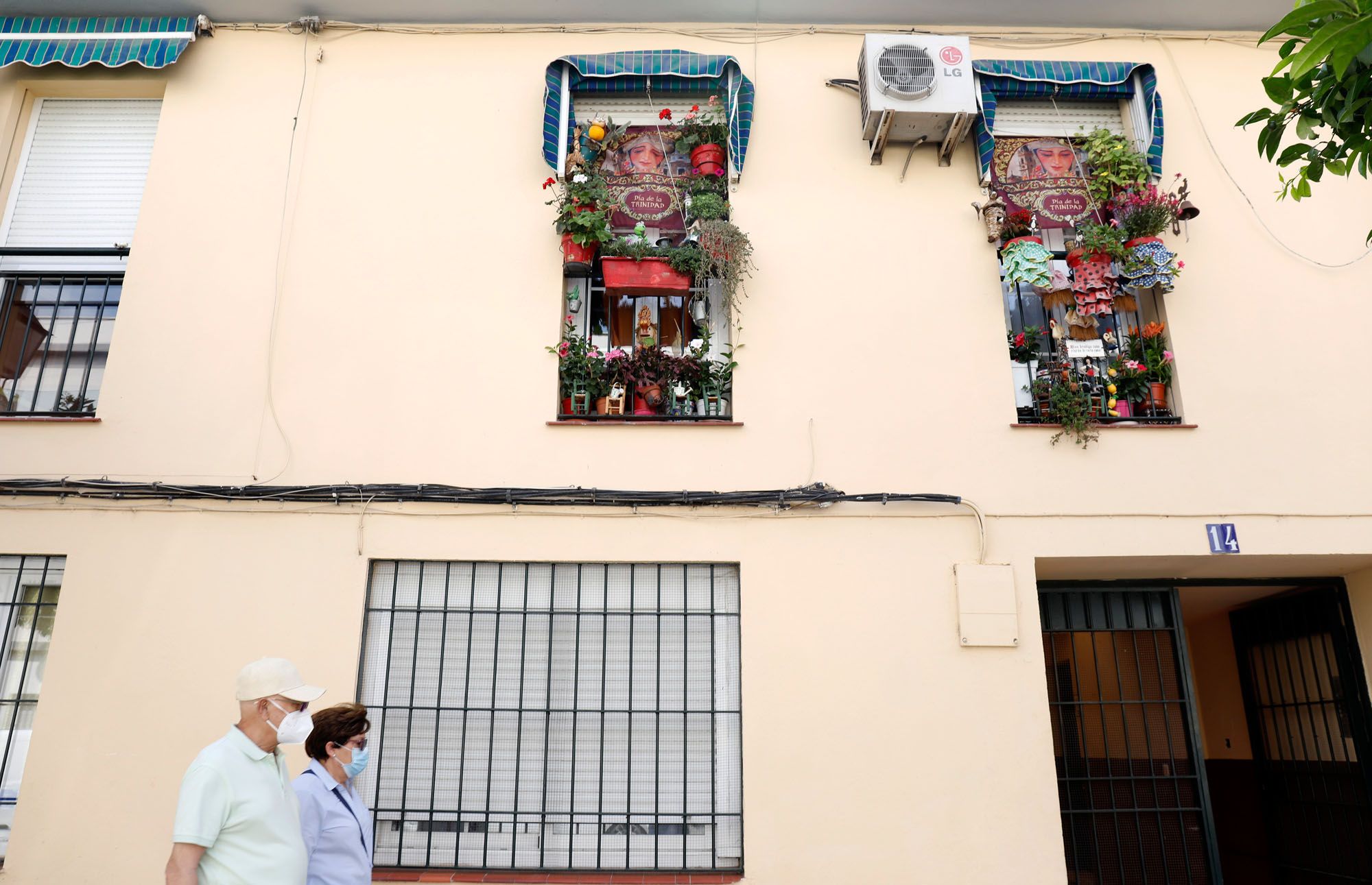 Concurso de balcones del barrio de la Trinidad