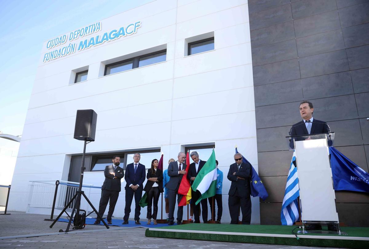 El Málaga CF inaugura su anhelada ciudad deportiva