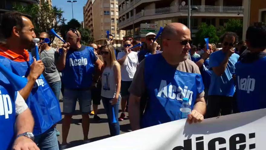 Sonora protesta de los funcionarios de prisiones