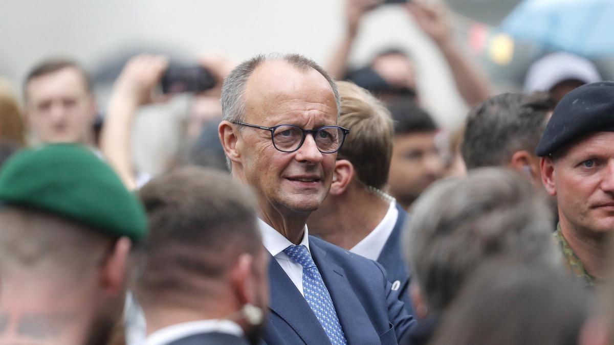 El canciller alemán, Friedrich Merz.