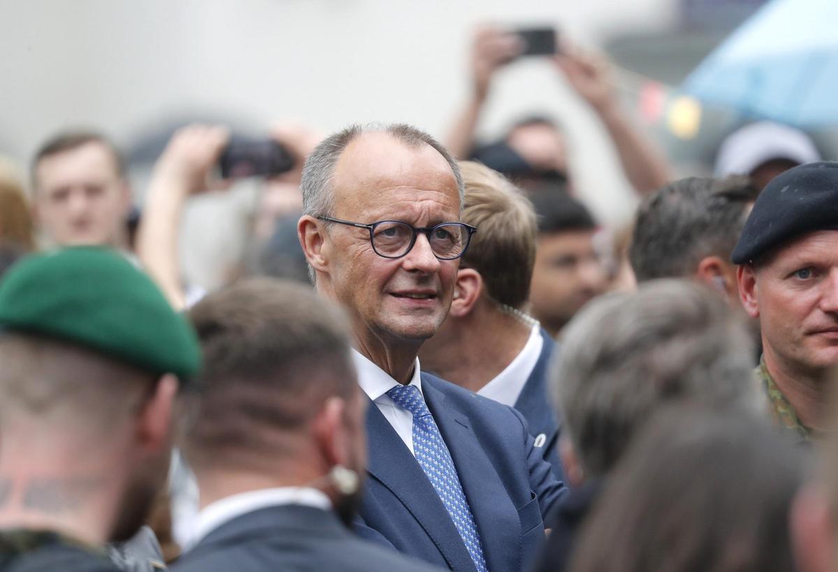 El canciller alemán, Friedrich Merz.
