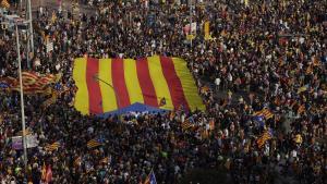 Diada de Cataluña 2023: la marcha independentista por las calles de Barcelona.