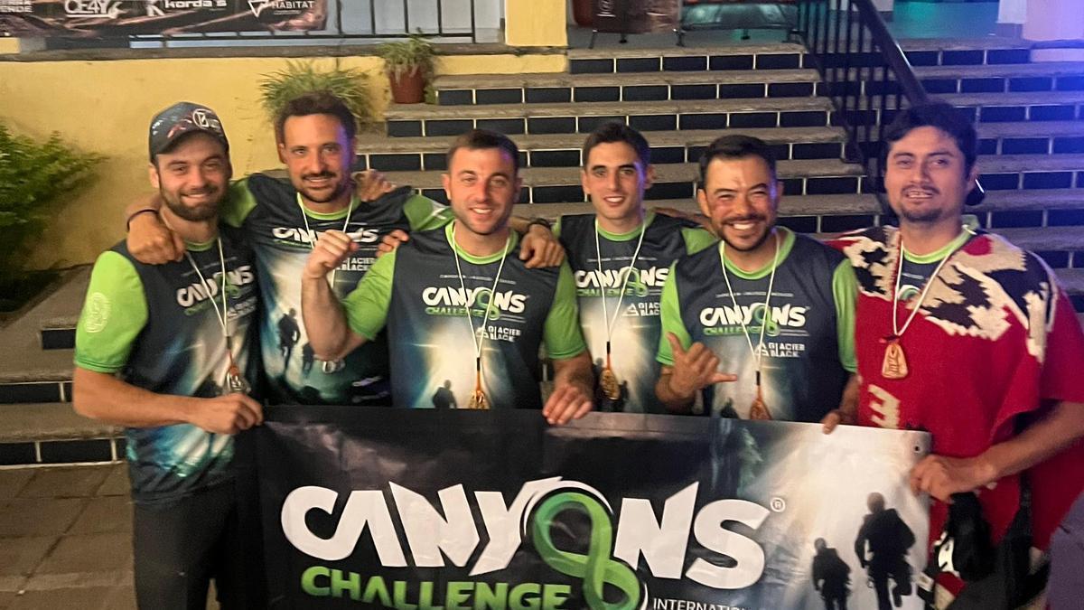 Los deportistas del GM Peña Santa