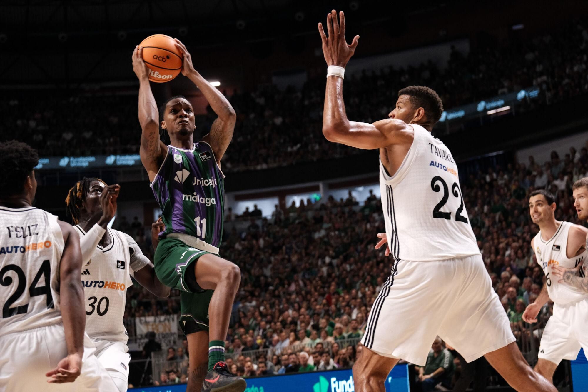 Cuarto partido de semifinales de la ACB: Unicaja-Real Madrid