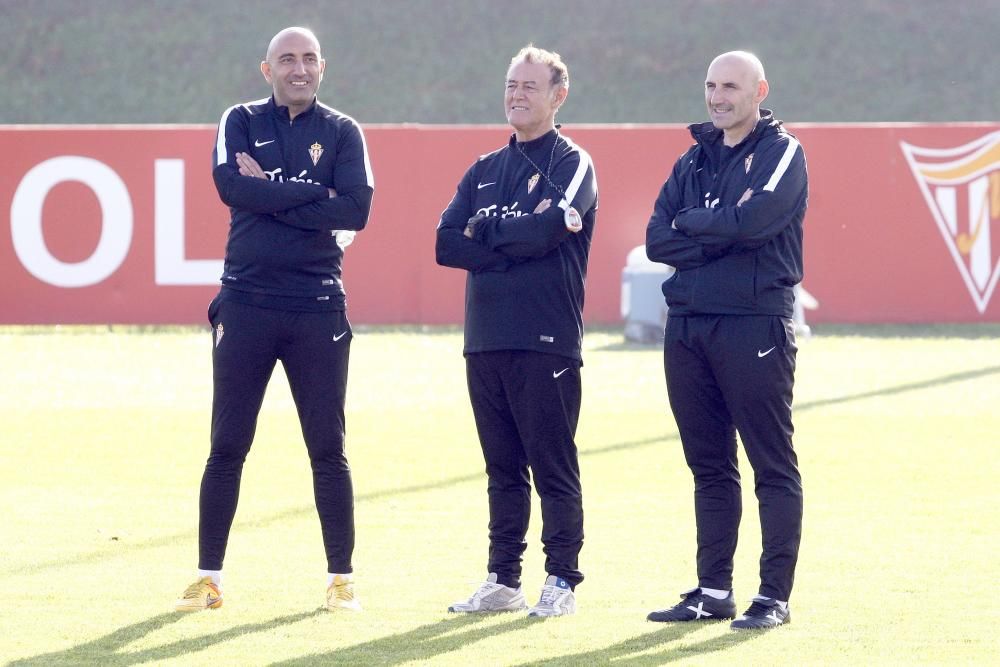 Entrenamiento del Sporting