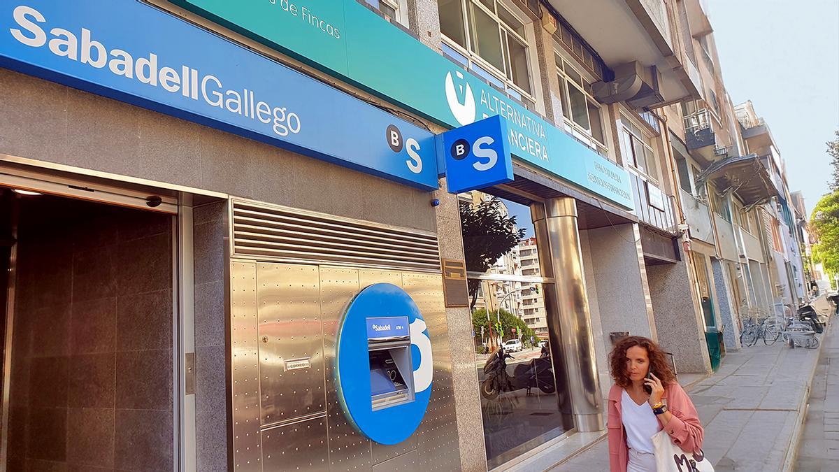 Sucursal del banco Sabadell Gallego en Vigo.