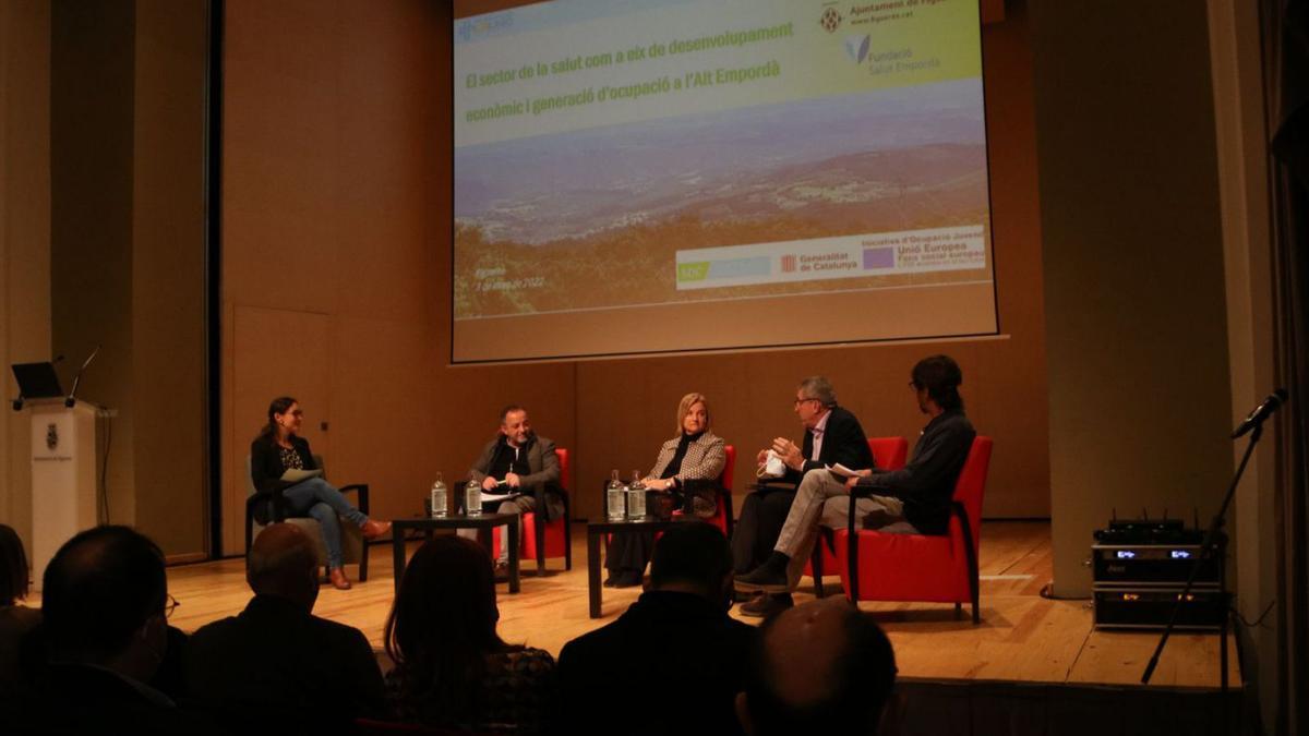 La presentació de l’estudi, ahir a Figueres | GEMMA TUBERT/ACN