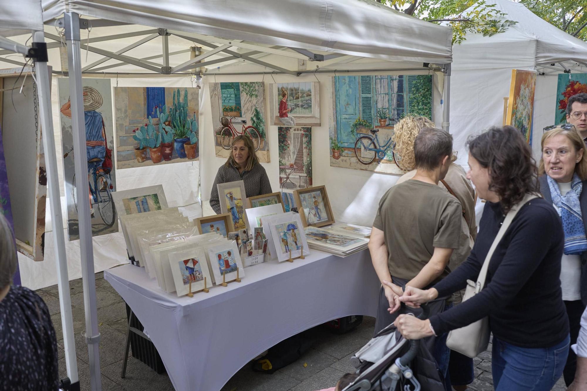 Les fotos de la Fira del dibuix i la pintura de Girona