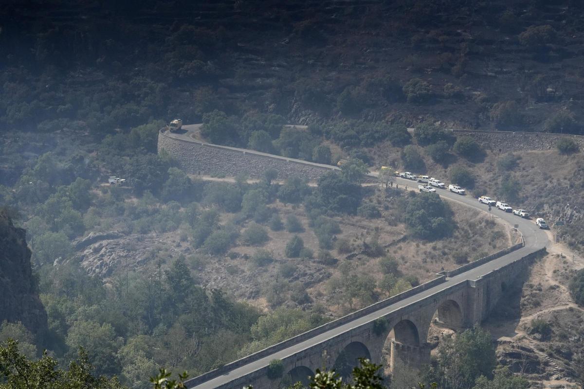 GALERÍA | El paisaje después de incendio en Fermoselle