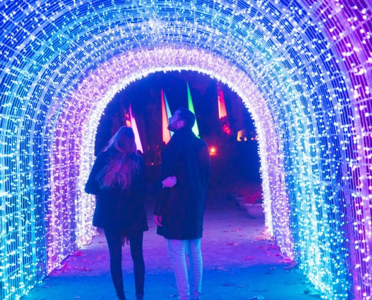 Foto de archivo de las luces navideñas de La Concepción en 2022. | A.V.