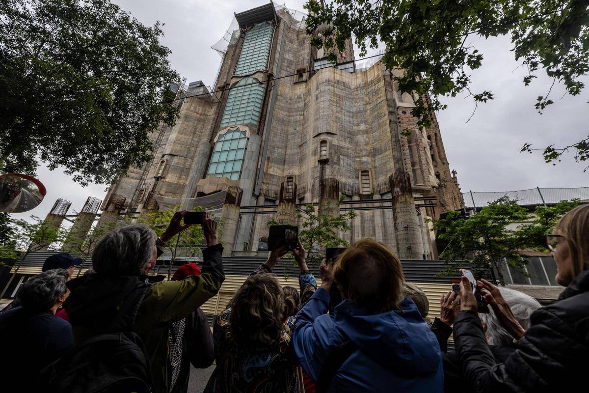 La Fachada de la Gloria de la Sagrada Família, llamada a ser algún día la puerta de entrada al templo.