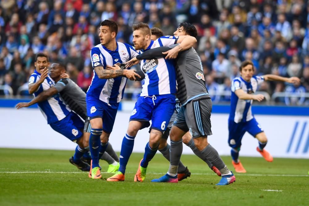 El Dépor cae en el derbi ante el Celta