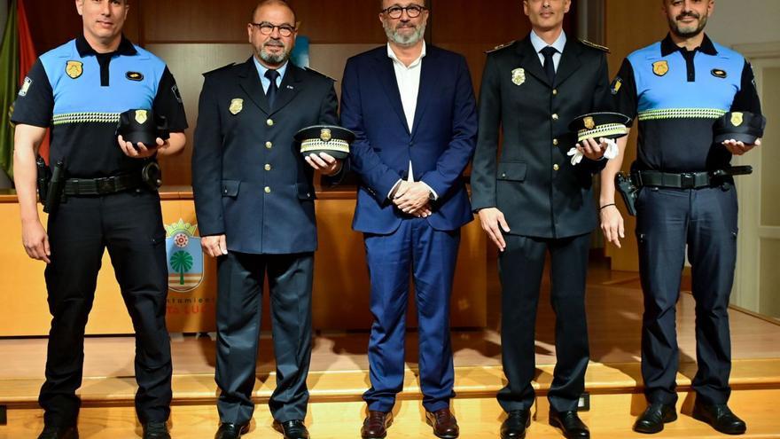 Tres nuevos mandos refuerzan la organización de la Policía Local