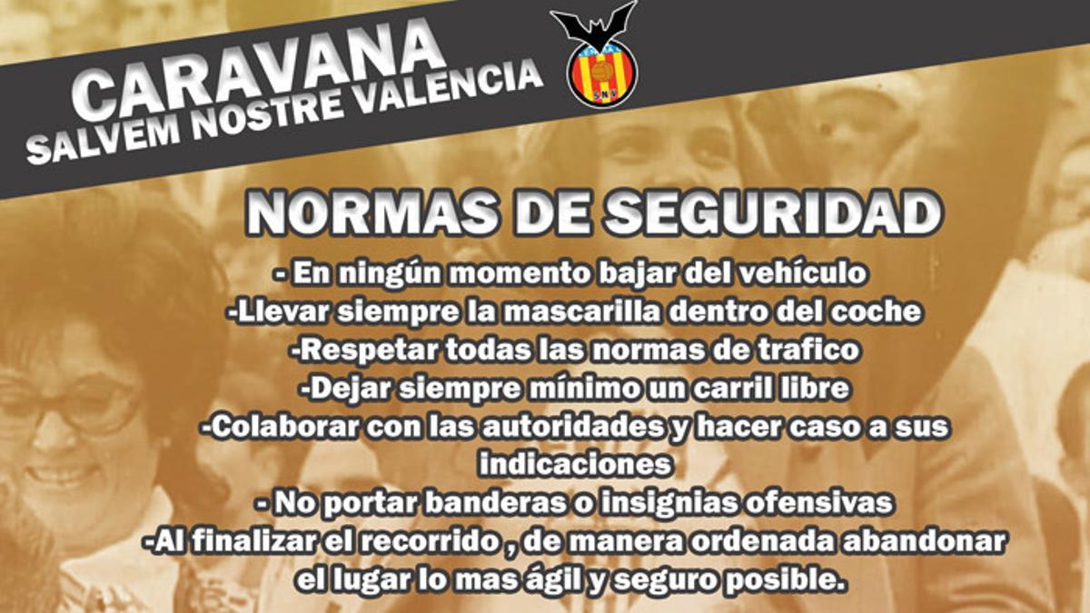 Estas son las normas de seguridad para la manifestación contra Meriton