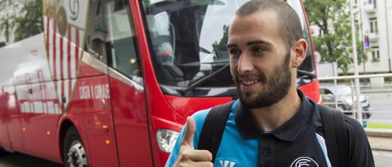 Aleix Vidal, cuando jugaba en el Mallorca B.