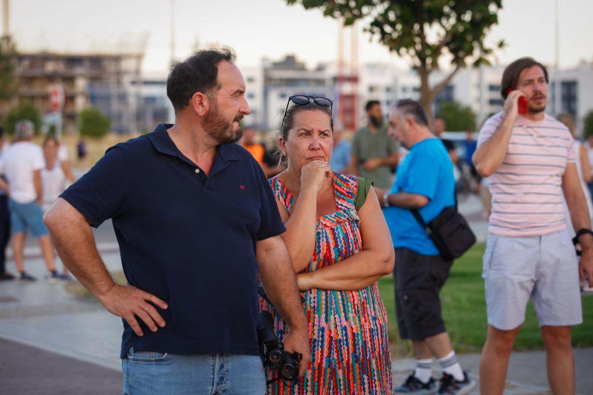 Incendio forestal junto al Castillo de la Albaida Incendio forestal junto al Castillo de la Albaida