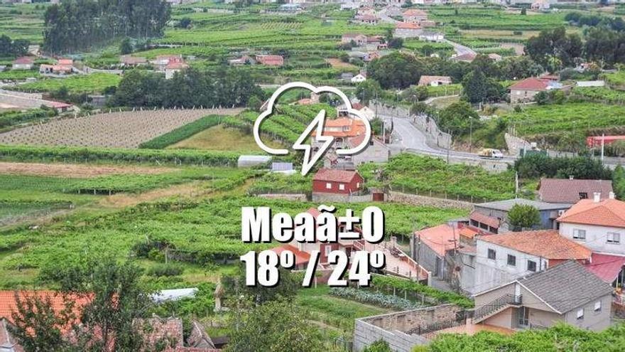 El tiempo en MeaÃ±o: previsión meteorológica para hoy, lunes 3 de agosto