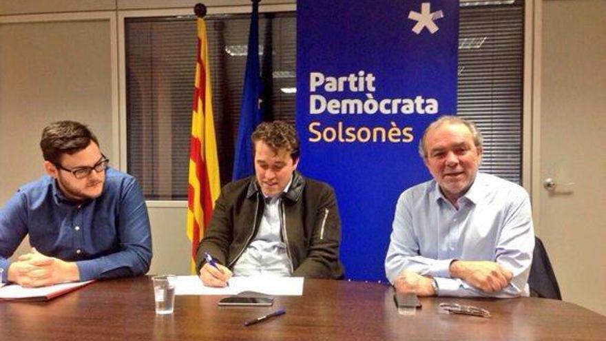 Presentació del PDeCAT Solsonès, amb David Bonvehí i Joan Reñé