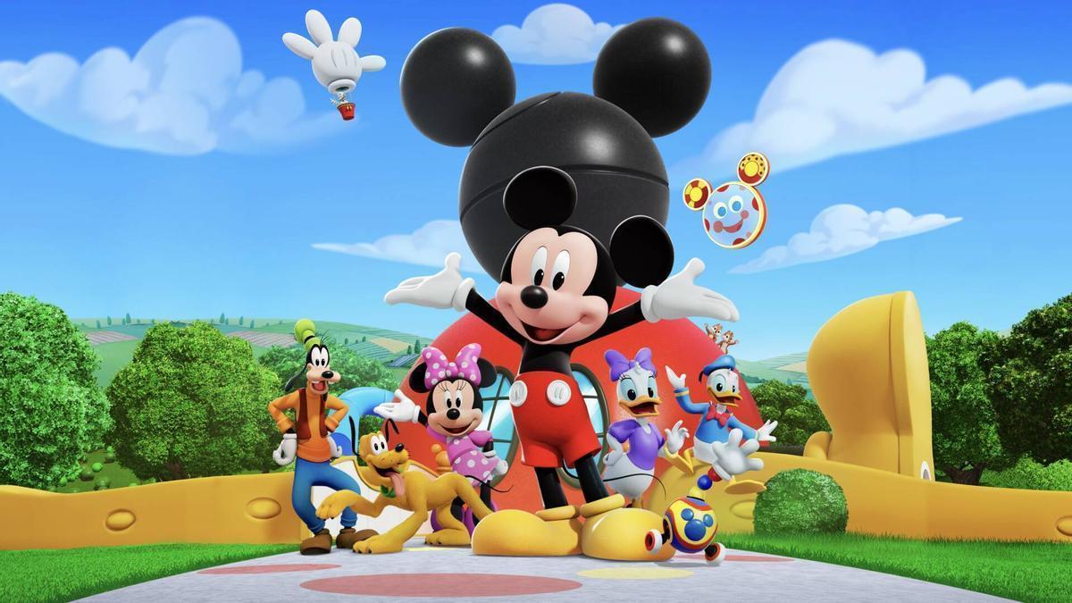 La casa de Mickey Mouse.