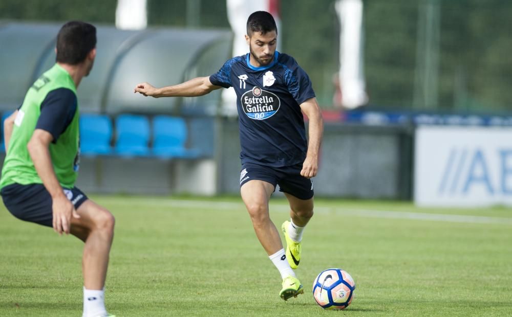 Andone y Fayçal se suman a los entrenamientos