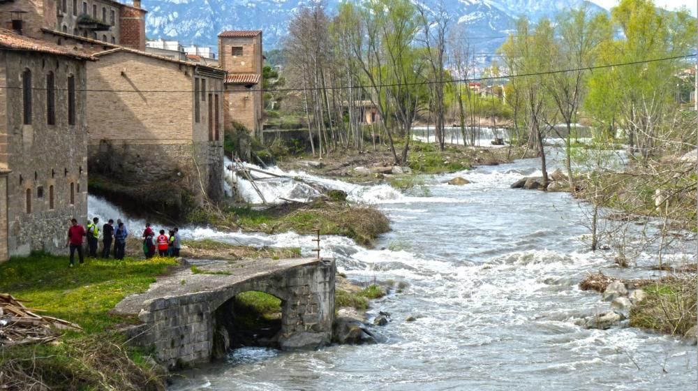 Rescat d'un home desaparegut al riu Llobregat al pas per Gironella