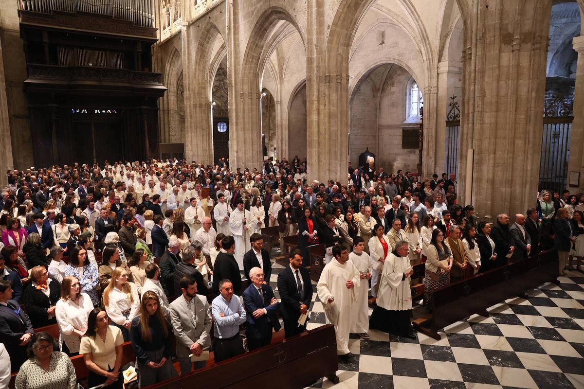 La Catedral, llena en la celebración de este domingo.