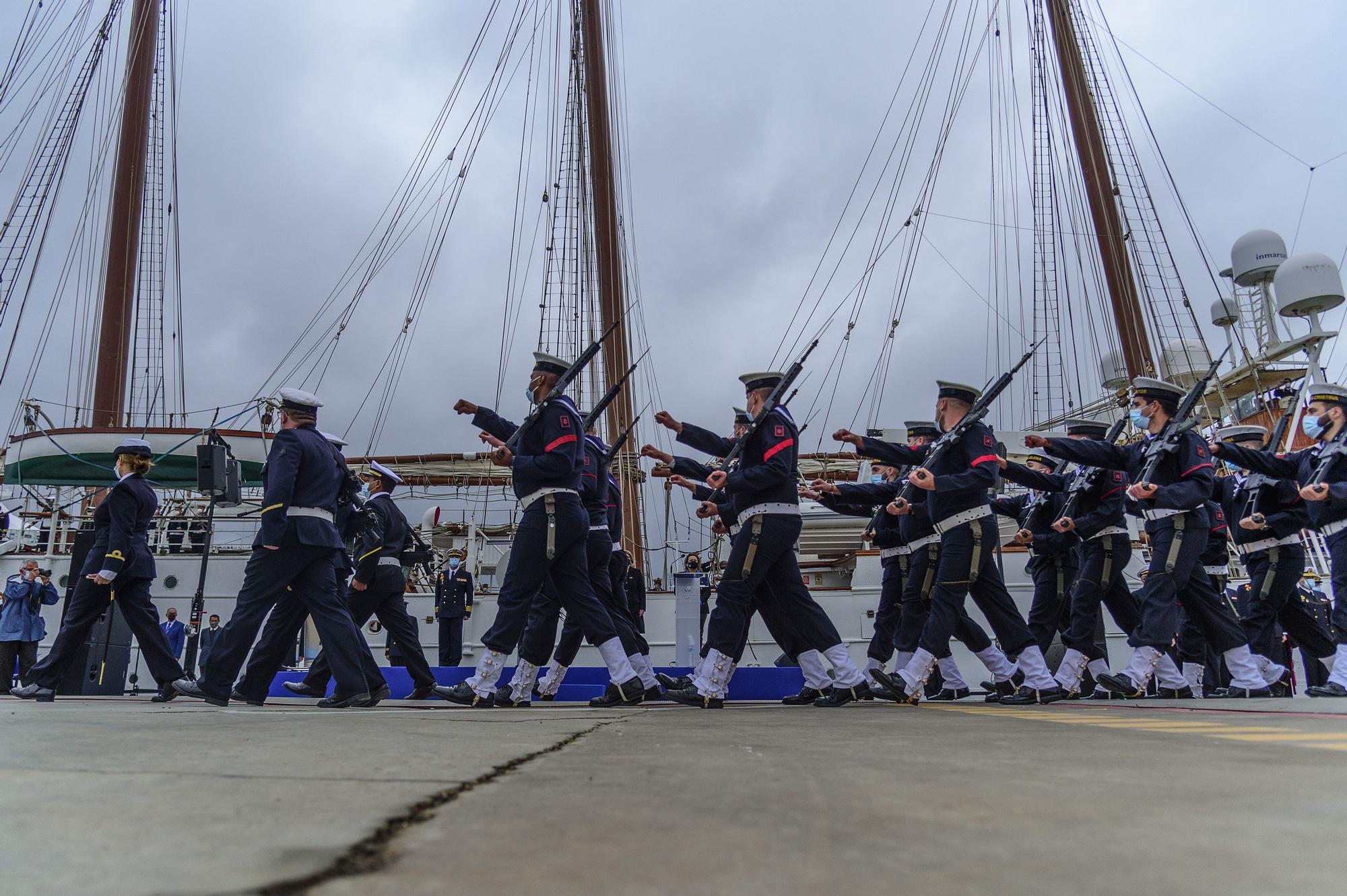 Así ha sido el homenaje a Elcano en Cartagena