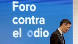 Sánchez anuncia la posada en marxa d'un sistema de rastreig a les xarxes per mesurar la "petjada de l'odi"