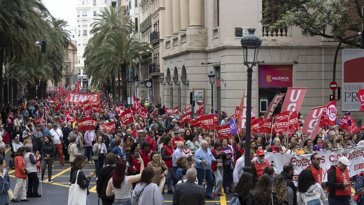 Manifestación del pasado 1 de Mayo