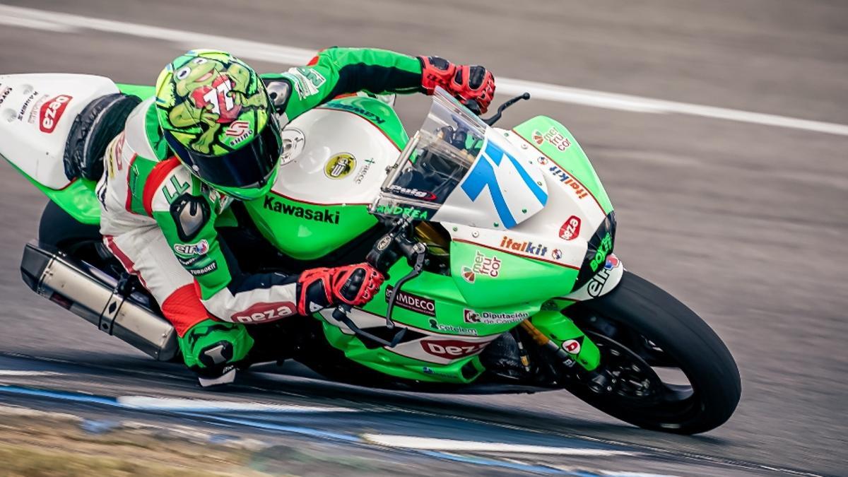 Andrea Sibaja, durante una competición.