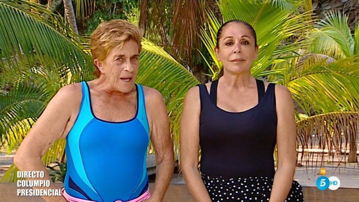 Chelo García-Cortés e Isabel Pantoja en 'Supervivientes 2019'