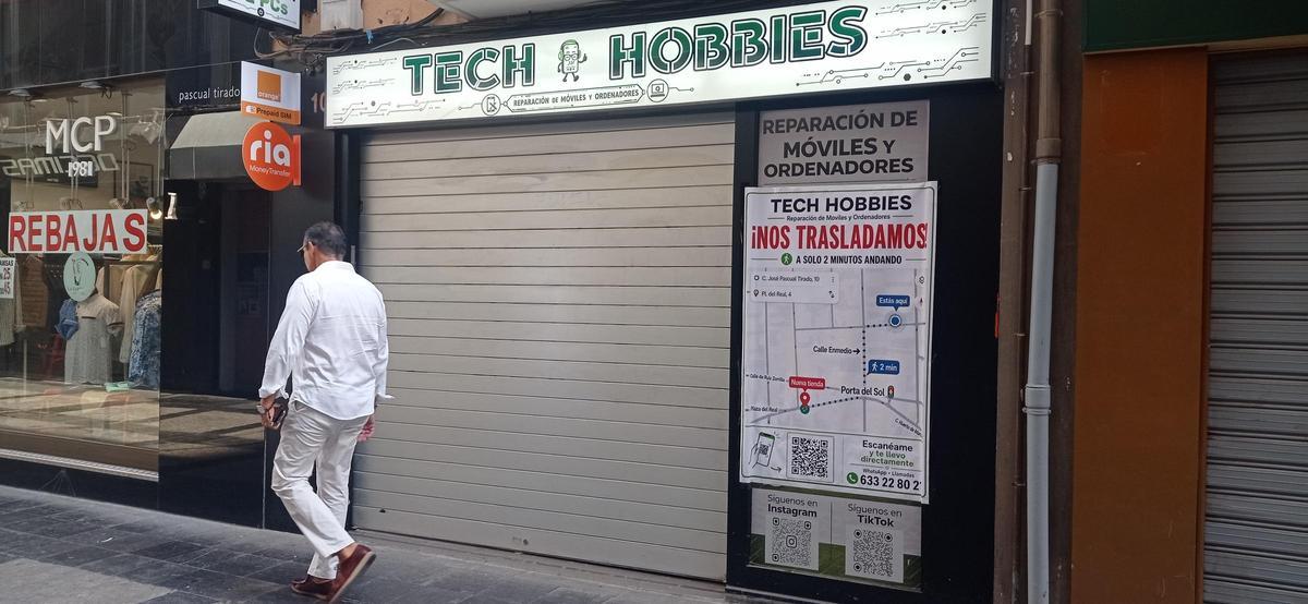 Traslado de otro establecimiento en la calle Josep Pascual Tirado.