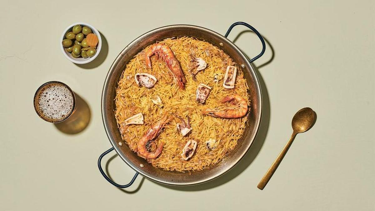 Uno de los exitosos arroces de El Paeller.