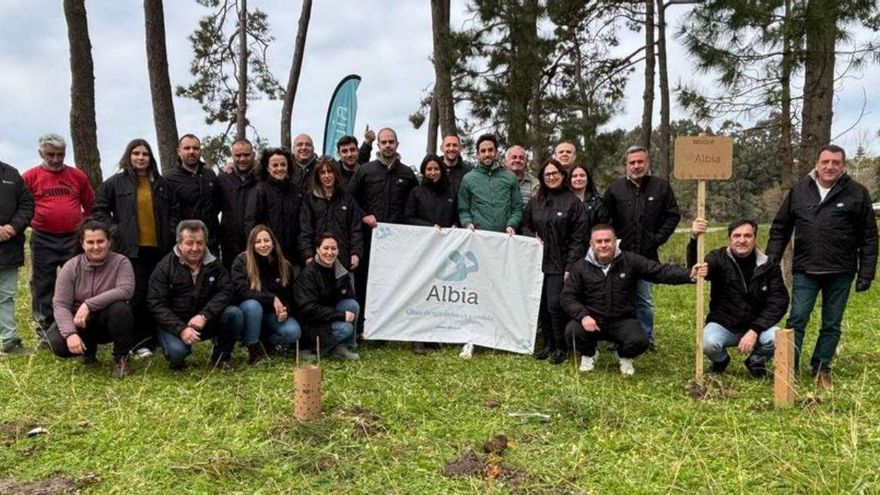 Grupo Albia y Bosquia impulsan la reforestación de media hectárea