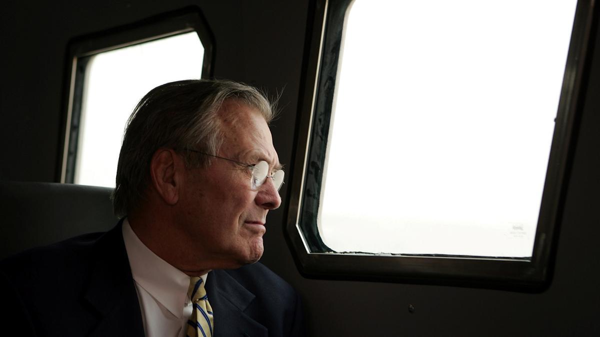 Donald Rumsfeld.